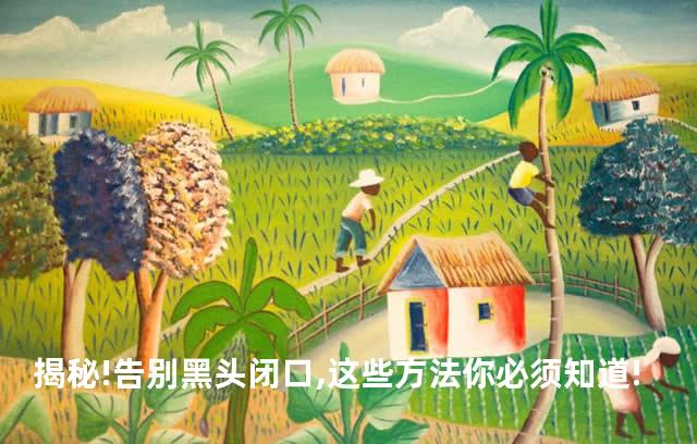 揭秘!告别黑头闭口,这些方法你必须知道!