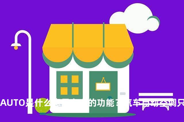 AUTO是什么意思车上的功能？汽车自动空调只需按auto吗