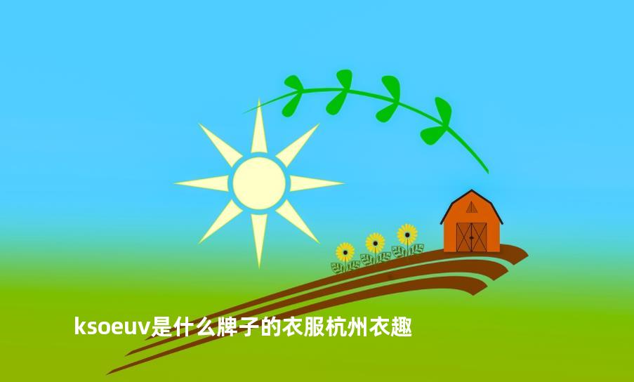 ksoeuv是什么牌子的衣服杭州衣趣