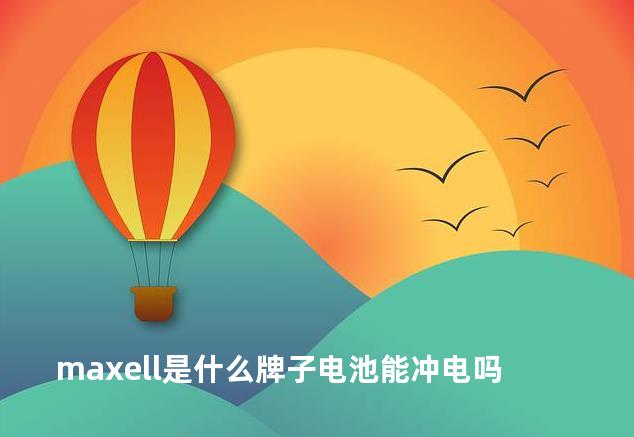 maxell是什么牌子电池能冲电吗