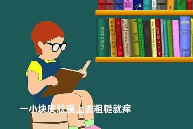 一小块皮肤摸上去粗糙就痒