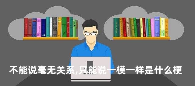 不能说毫无关系,只能说一模一样是什么梗
