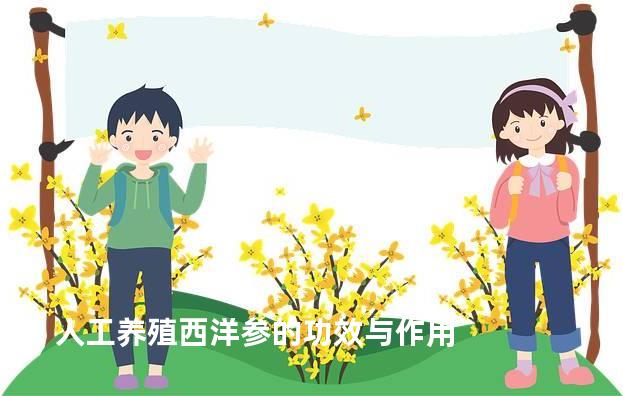 人工养殖西洋参的功效与作用