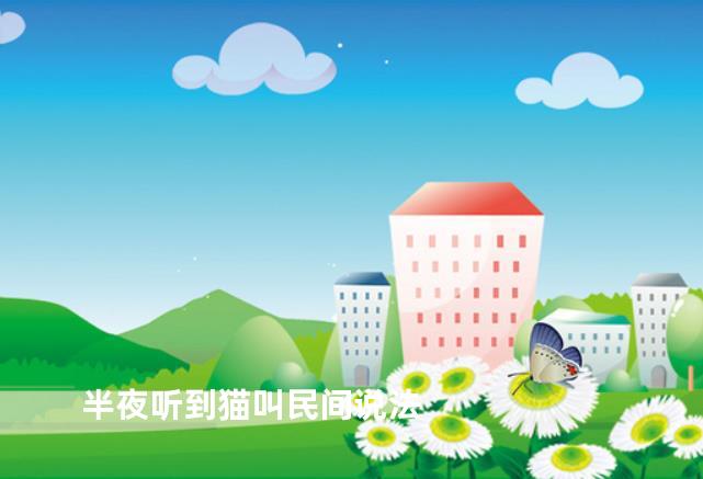 半夜听到猫叫民间说法