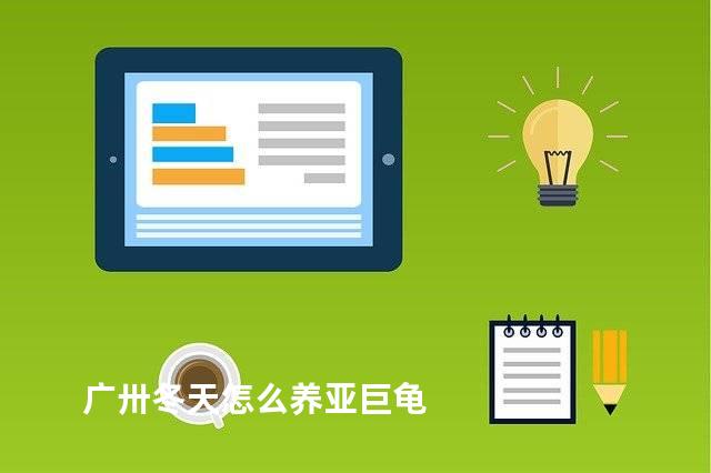 广卅冬天怎么养亚巨龟