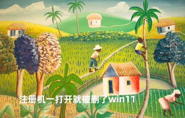 注册机一打开就被删了win11