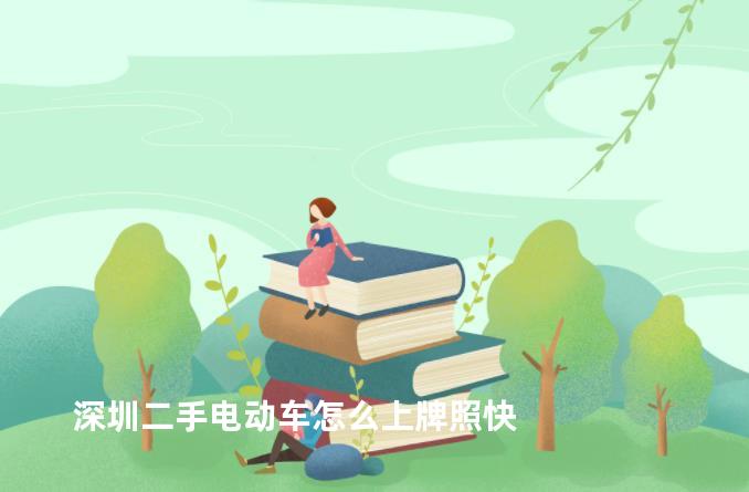 深圳二手电动车怎么上牌照快