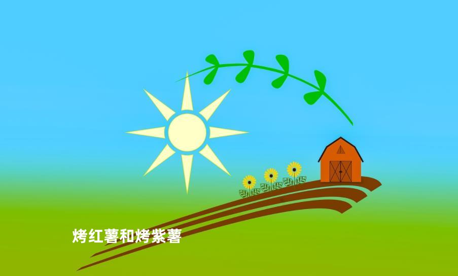 烤红薯和烤紫薯