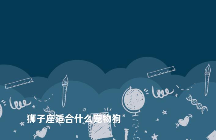 狮子座适合什么宠物狗