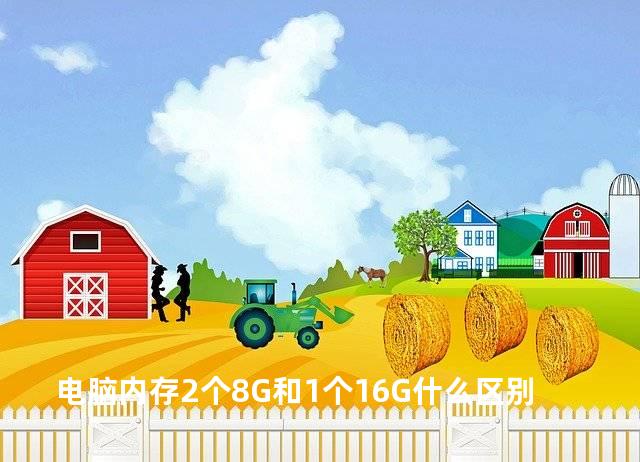 电脑内存2个8G和1个16G什么区别