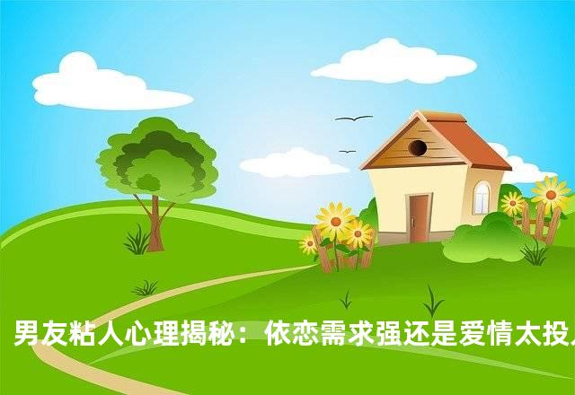 男友粘人心理揭秘：依恋需求强还是爱情太投入