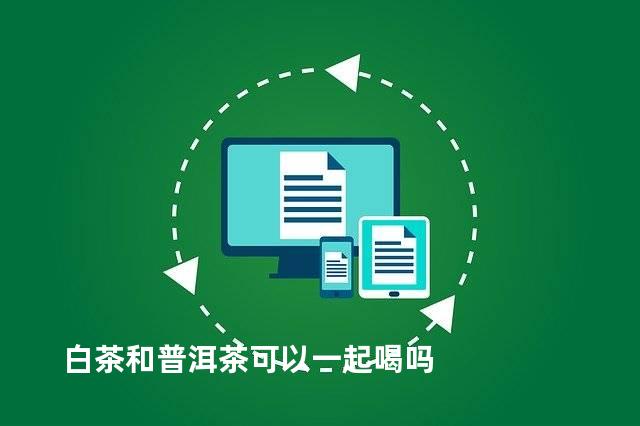 白茶和普洱茶可以一起喝吗
