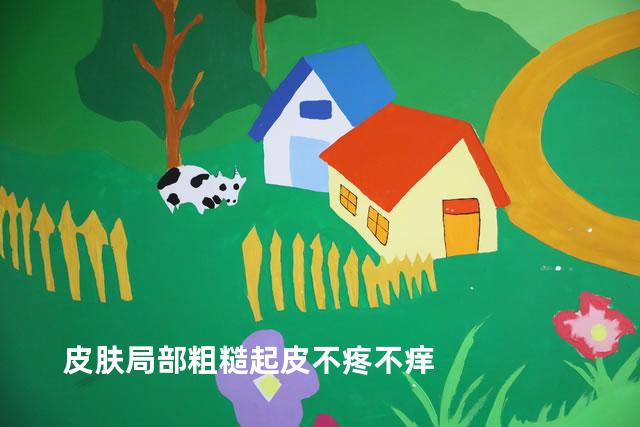 皮肤局部粗糙起皮不疼不痒