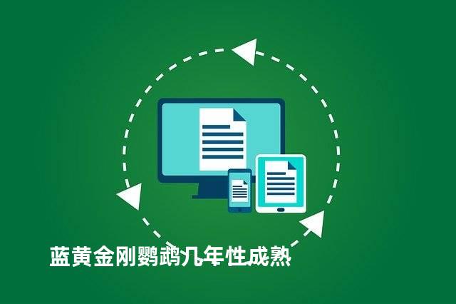 蓝黄金刚鹦鹉几年性成熟