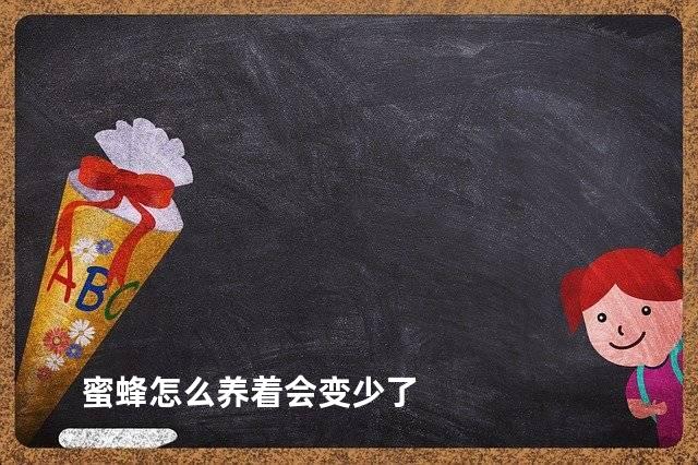 蜜蜂怎么养着会变少了