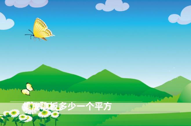 集成墙板多少一个平方